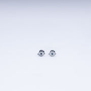 Evil Eye Amulet Zircon Necklace Set In 925 Sterling Silver