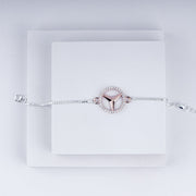TriAura Rakhi – Rose Gold Accent in 925 Silver