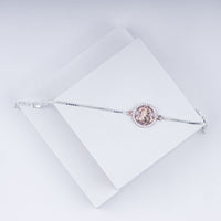 Circle of Blessings with 925 Sterling Silver – Ganesha CZ Rakhi Bracelet