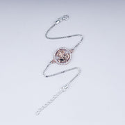 Circle of Blessings with 925 Sterling Silver – Ganesha CZ Rakhi Bracelet