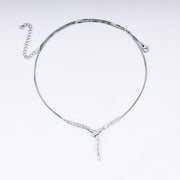 925 Sterling Silver Serpent Style Necklace – Sleek & Modern