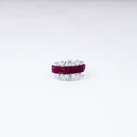 925 Silver Adjustable Foliage Ring – Vanika Signature Cocktail Piece