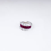 925 Silver Adjustable Foliage Ring – Vanika Signature Cocktail Piece