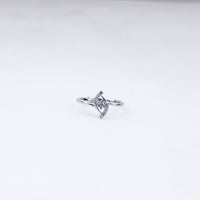 Crescent Spark Ring – 925 Sterling Silver