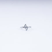 Crescent Spark Ring – 925 Sterling Silver