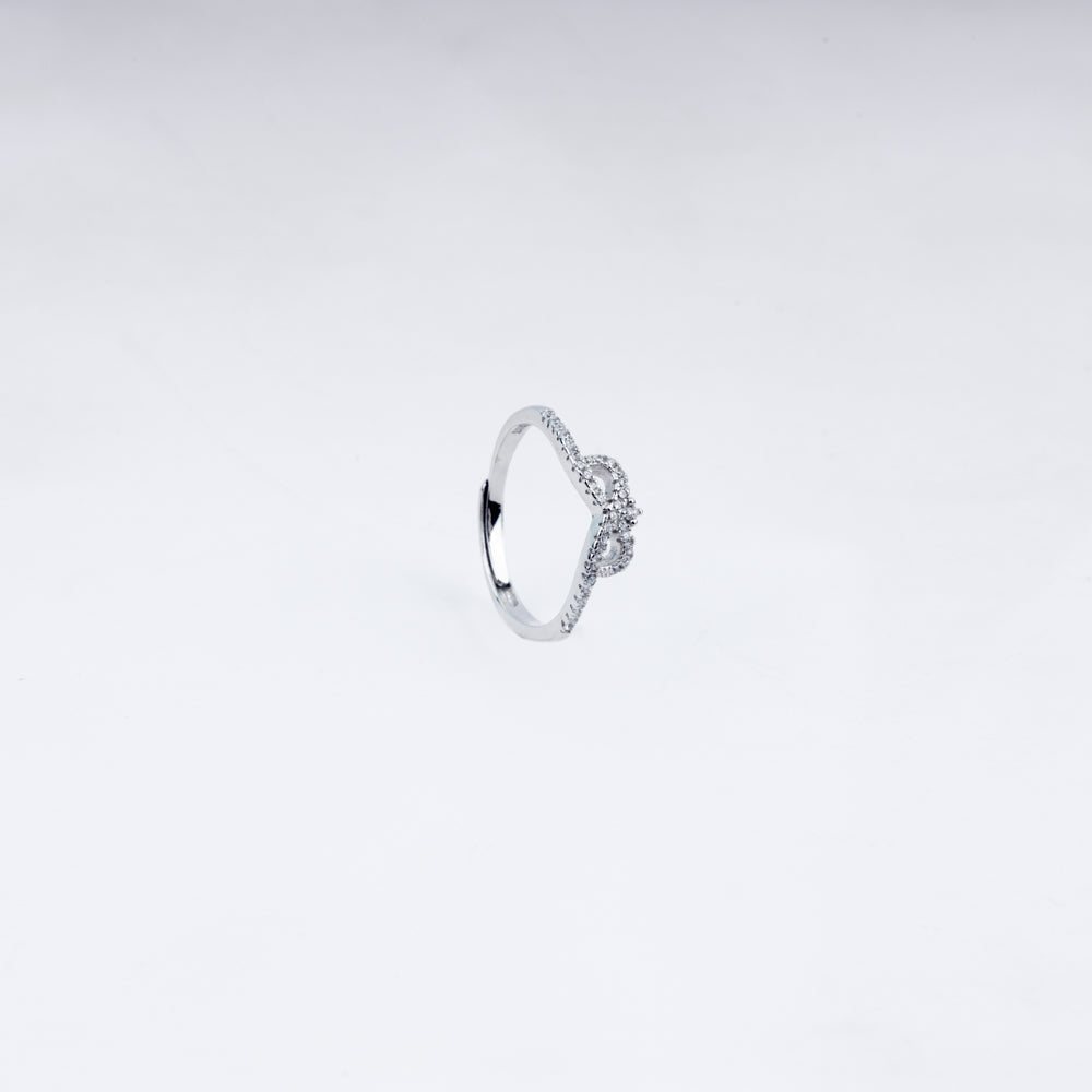 Tiara Sparkle CZ Ring in 925 Sterling Silver