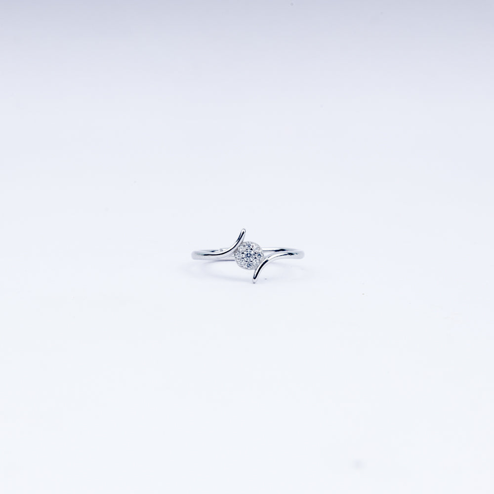 Moondrop Curve 925 Silver Adjustable Ring