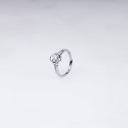 Aurora Bloom 925 Silver Floral Ring