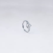 Aurora Bloom 925 Silver Floral Ring