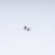 Classic Heart Solitaire CZ Stud Earrings in 925 Sterling Silver