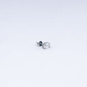 925 Silver Solitaire CZ Stud Earrings – Elegant & Refined