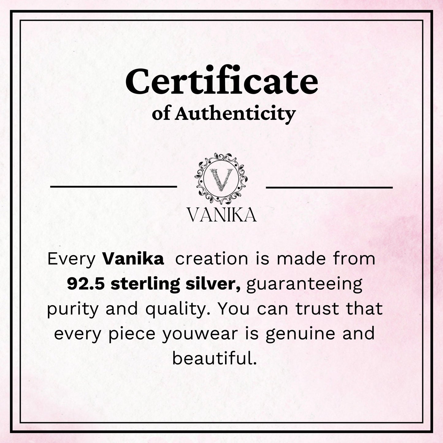 Double Sided Radiating Zircon Charm Bracelet In 925 Sterling Silver - Vanika 