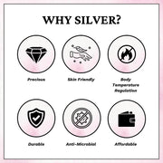 Double Sided Radiating Zircon Charm Bracelet In 925 Sterling Silver - Vanika 